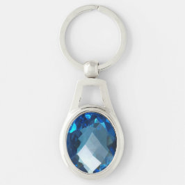 Blue Topaz 2 Sleutelhanger