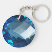 Blue Topaz 2 Sleutelhanger (Achterkant)
