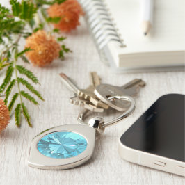 Blue Topaz 3 Sleutelhanger