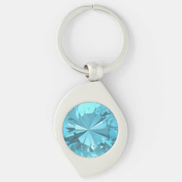 Blue Topaz 3 Sleutelhanger