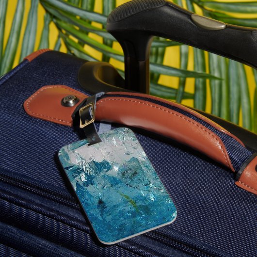 Blue Topaz Bagagelabel (Voorkant Insitu 1)