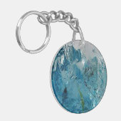 Blue Topaz Sleutelhanger (Voorkant Links)