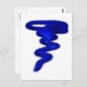 Blue Tornado Briefkaart (Voorkant / Achterkant)
