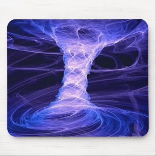 Blue Tornado Space Mousepad Muismat