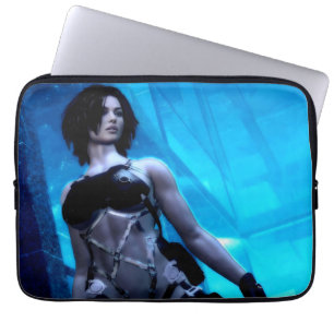 Blue Toxin laptop hoesje Sleeve