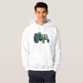  Blue Tractor Boerderij Life Hoodie (Voorkant volledig)