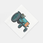  Blue Tractor Boerderij Life Servet (Hoek)