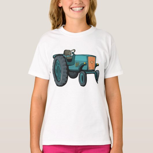  Blue Tractor Boerderij Life T-shirt (Voorkant)