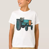 Blue Tractor Boerderij Life T-shirt (Voorkant)