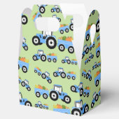 Blue Tractor Truck Boerderij Produce Bedankdoosjes (Geopend)