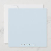 Blue Train 2 Photo Kids - Invitation d'anniversair (Dos)