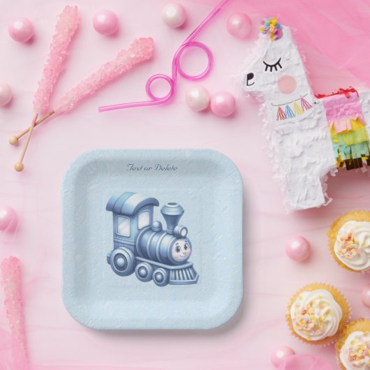 Blue Train Paper Bord (Feest)