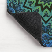 Blue Tranquility Mandala Muismat (Hoek)