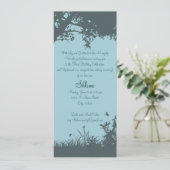 Blue Tree Upshernish Invitation Kaart (Staand voorkant)