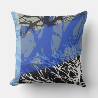 BLUE TREES ONTWERPRetro-Sierkussen Kussen