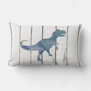 Blue Trex Dinosaur Shiplap Rustiek Decor Kussen