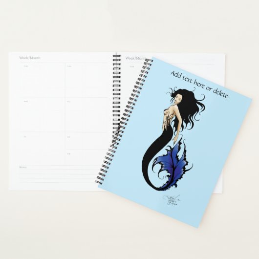 Blue Tribal Mermaid Planner (Display)