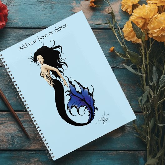 Blue Tribal Mermaid Planner