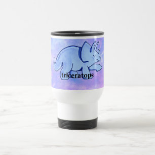 Blue Triceratops Reisbeker