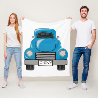 Blue Truck - Aangepaste tas Fleece Deken