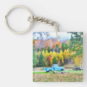 Blue Truck AcrylSleutelhanger Sleutelhanger