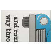 Blue Truck Art - Aangepaste fabric Stof (Fat Quarter)