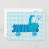 Blue Truck Briefkaart (Voorkant / Achterkant)