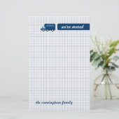 Blue Truck Briefpapier (Staand voorkant)
