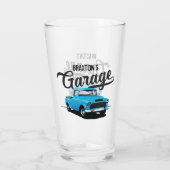 Blue  Truck Custom Beer Glass Glas (Achterkant)