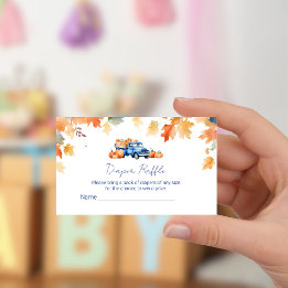 Blue Truck & Little Pumpkin Luierspelingsloten Informatiekaartje