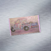 Blue Truck Magnetisch Visitekaartje (Voorbeeld)