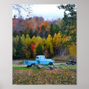 Blue Truck Poster