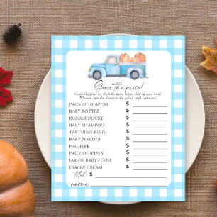 Blue Truck Pumpkins - Raad de prijs Game