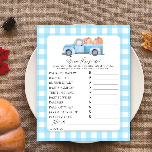 Blue Truck Pumpkins - Raad de prijs Game (Creator heeft geüpload)