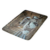 Blue Truck Rustic Barn Badmat (Gekanteld)