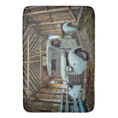 Blue Truck Rustic Barn Badmat (Voorkant Verticaal)