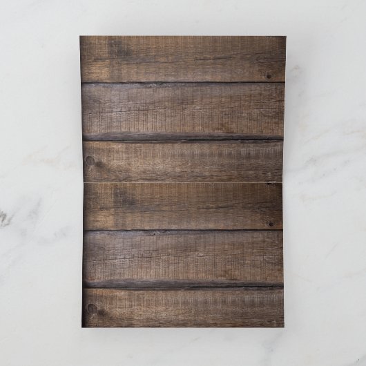 Blue Truck Rustic Barn Kaart (Binnen)