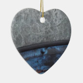 Blue Truck-schuif Keramisch Ornament (Rechts)