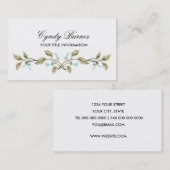 Blue Trumpet Vine Visitekaartje (Voorkant / Achterkant)