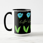 Blue Tulip Designer Mok (Links)