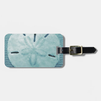 Blue Turq Sand Dollar Bagagelabel
