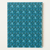 Blue Turquoise Feuilles Dream Big Sueña en Grande (Dos)