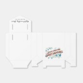 Blue Turquoise Green Flowers Dragon Baby shower Bedankdoosjes (Uitgevouwen)