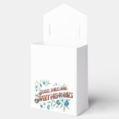 Blue Turquoise Green Flowers Dragon Baby shower Bedankdoosjes (Geopend)