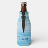 Blue Turtle Cruising Bottle Cooler (Fles Achterkant)