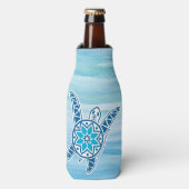 Blue Turtle Cruising Bottle Cooler (Fles Voorkant)