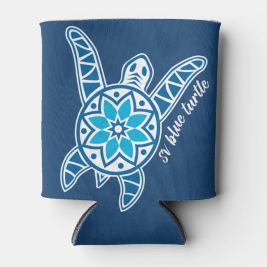 Blue Turtle Cruising Koelbox Blikjeskoeler (Voorkant)