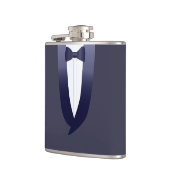 Blue Tuxedo Hartelijk dank voor uw Groomswomen Wed Heupfles (Links)