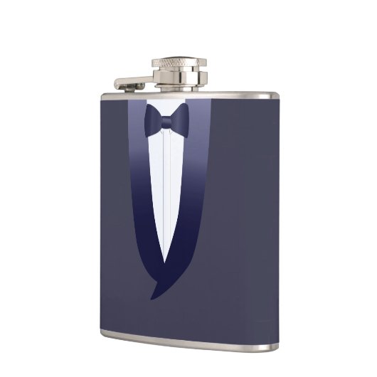 Blue Tuxedo Hartelijk dank voor uw Groomswomen Wed Heupfles (Links)