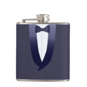 Blue Tuxedo Hartelijk dank voor uw Groomswomen Wed Heupfles (Voorkant)